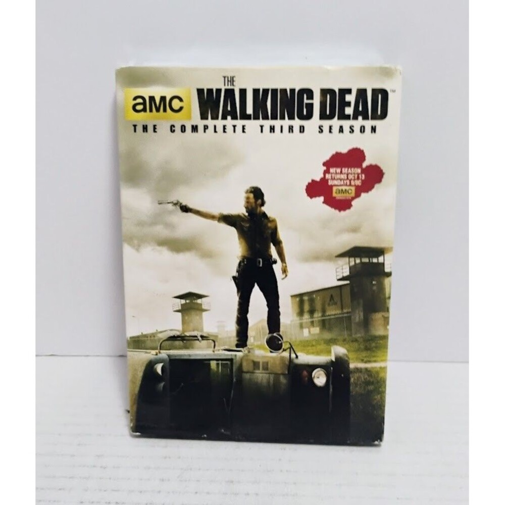 AMC THE WALKING DEAD COMPLETE 3RD SEASON DVD NEW SEALED W SLIPCOVER